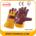 Red Furniture Cowhide Leather Industrial Hand Safety Work Gloves (310043)